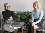 Blonde's First Time Eating Pussy 15/16