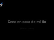 Con mi Esposo Celoso al Teléfono (mientras mi Jefe me Enlecha el Culo) #4 1/16