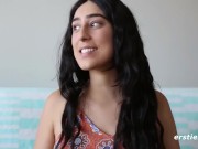 Cute Babe Fists a Hot Brunette 2/16