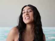 Cute Babe Fists a Hot Brunette 4/16