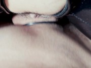 Latex milf fucked on the swing chairs - cum on latex 5/16