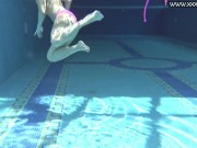 Russian pornstar Jessica Lincoln gets horny underwater 11/16