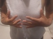 Strip for my boss ends up in shaking orgasm. 手淫 2/16