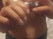 Strip for my boss ends up in shaking orgasm. 手淫 8/16