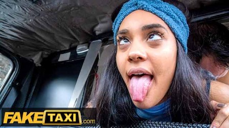 Fake Taxi Capri Lmonde Lowers her Sexy Booty onto a Big Thick Cock