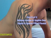  BIG ASS Britney Amber & Sophie Dee HARDCORE SQUIRT PARTY - Part 5 - Immoral Live 1/16