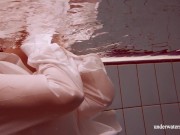 Russian teen Lola gets horny in the swimming pool 3/16