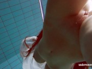 Russian teen Lola gets horny in the swimming pool 5/16