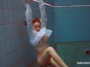Russian teen Lola gets horny in the swimming pool 7/16