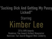Horny Cock Licker Kimber Lee Makes Her Boyfriend Cum In 69! 1/16