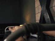 Bound orgasm - Anette - Minnie Manga - Marcus - Orgasm on the old steelbed - Hitachi - Bondage 10/16