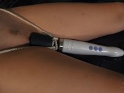 Bound orgasm - Anette - Minnie Manga - Marcus - Orgasm on the old steelbed - Hitachi - Bondage 6/16