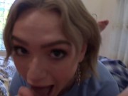 Super cute shy amateur gets pussy eaten before BJ and taking cock deep (Gracie Gates) 10/16