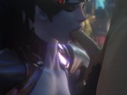 Overwatch Widowmaker blowjob - (Fpsblyck) 10/16