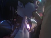 Overwatch Widowmaker blowjob - (Fpsblyck) 2/16