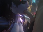 Overwatch Widowmaker blowjob - (Fpsblyck) 5/16