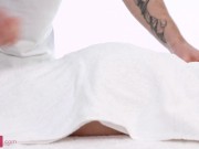 Slim4K - Darcy Dark - Excited masseur tempts adorable client into passionate sex 3/16