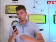 HORNYHOSTEL - Busty Claudia Bavel Ends Up Fucking Big Cock For Directions - LETSDOEIT 1/16