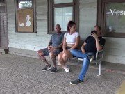 Freakshow am Bahnhof - öffentlich gefickt ! 2/16