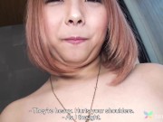 Rio has huge tits and a hairy pussy - Japanese babe fucks and sucks cock in casting couch 4/16