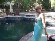 Little Taylor Dildo Solo at Pool 2/16