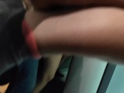 We went to choose her clothes and she got horny in the locker room 14/16