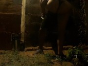 Vendedora de café venezolana culea en un callejón por unos dólares 14/16