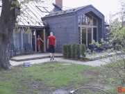 18videoz - Mileva - She lures this bald guy into her room, closes the drapes and shamelessly seduces him right there 2/16