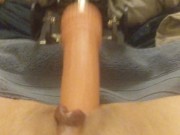 Post op trans girl fucking machine pussy fuck