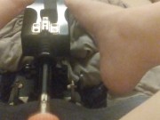 Post op trans girl fucking machine pussy fuck 15/16