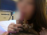 セフレのちょいぽちゃOLが着衣で乳首舐め手コキ！最後は腹上に思いっきり発射！撒き散らかした精液は綺麗に全部舐め取って飲んでくれました♪（ねっとりフェラも有るよw）【個人撮影】 9/16