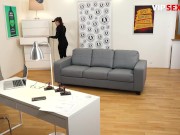 VIPSEXVAULT - Luna Rival Gets Her Hot Pussy Covered In Cum During Casting 3/16