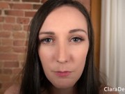 GFE Close-Up Facial JOI - Clara Dee 8/16