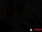 Frat College Babes Ride Hard The Pervert Neighbor's Cock And Face 16/16