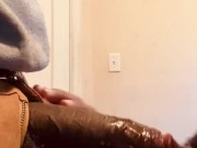 Throat baby gobbling hood dick while guest are downstairs {[Thanksgiving Special]} (side view) 2/16