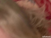Expert Sloppy Mouth Julia Ann Gives A Hot Blue Ball Busting Blowjob! POV! 6/16