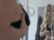Big Tits Blond Milf London River Deepthroats Before Getting Pussy Licked and Fucked Doggystyle