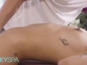 Kinky Spa - Nina Pink Receives A Full Service Massage On Her Tattooed Body By Her Future Boss 5/16