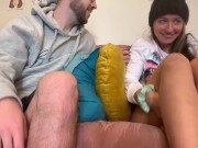 My step-dad catches me touching myself and wants to helps me SQUIRT! 3/16