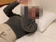 【尻フェチ向け】彼氏から17cmディルドでいじめられた後にそのまま休みなくバックで絶頂させられました。中出し/美尻/ハメ撮り/素人カップル/色白美人/個人撮影 3/16