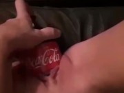 bottle stretching my pussy 9/16