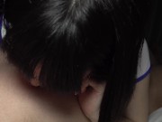 りかちゃん②小柄なスレンダー美女に乳首をなめまくってもらいました 12/16