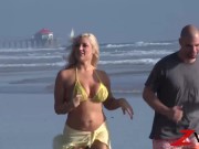 ZVIDZ - Big Tits Blonde Dayna Fucked By Lubed Dick 1/16