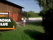 Teen sluts Tiffany Tatum, Mona Blue and Marilyn Sugar in foursome 1/16