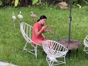 Latin girl  Busted in public doing a xxx vid for her bf  2/16