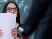 Black-haired Intern Ginebra Belluci Ass-fucked by Her Black Boss 3/16