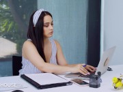 Black-haired Intern Ginebra Belluci Ass-fucked by Her Black Boss 4/16