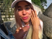 Risky Blowjob On Beach From Adorable Girl? Why Not, But Only Quickly! 15/16