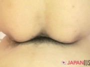 This Slender Small Tits Japanese Cougar Has Got a Hunger for Pussy Pleasure 14/16