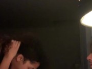 Getting interrupted by brothers girlfriend while riding the dick 3/16